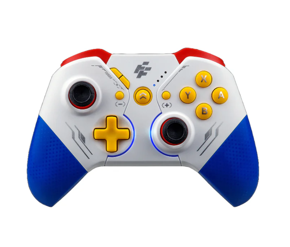Manette Flashfire Swing Pad - Blanc et Bleu
