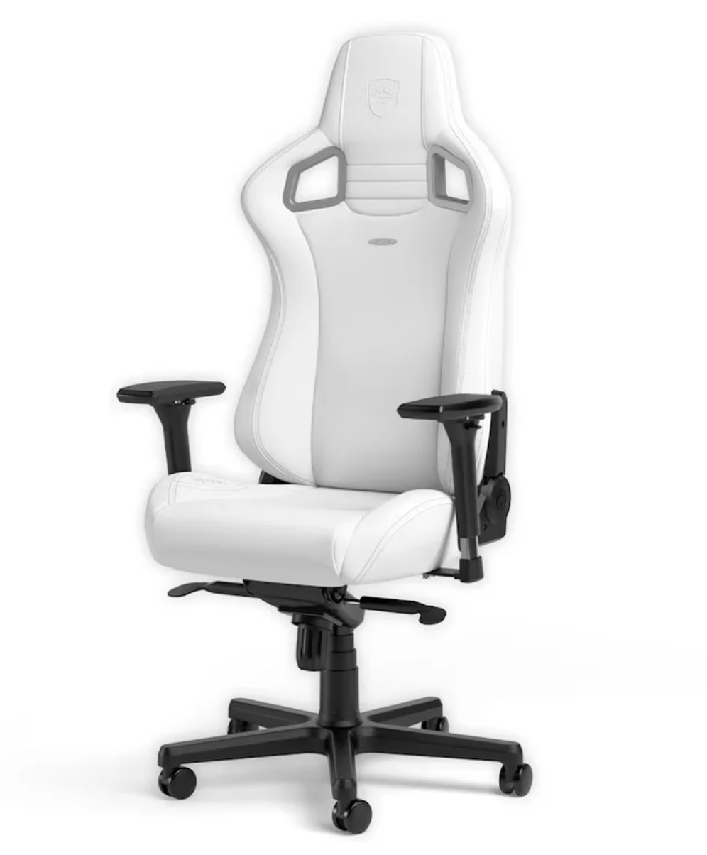 Chaise de jeu EPIC - Édition blanche - Similicuir vegan