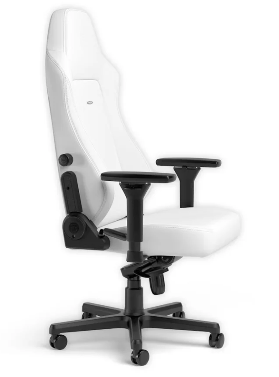Chaise de jeu HERO - Édition blanche - Similicuir vegan